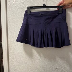 Lululemon Athletica Dark Blue Mini Skirt